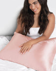 Satin King Pillowcase - Blush