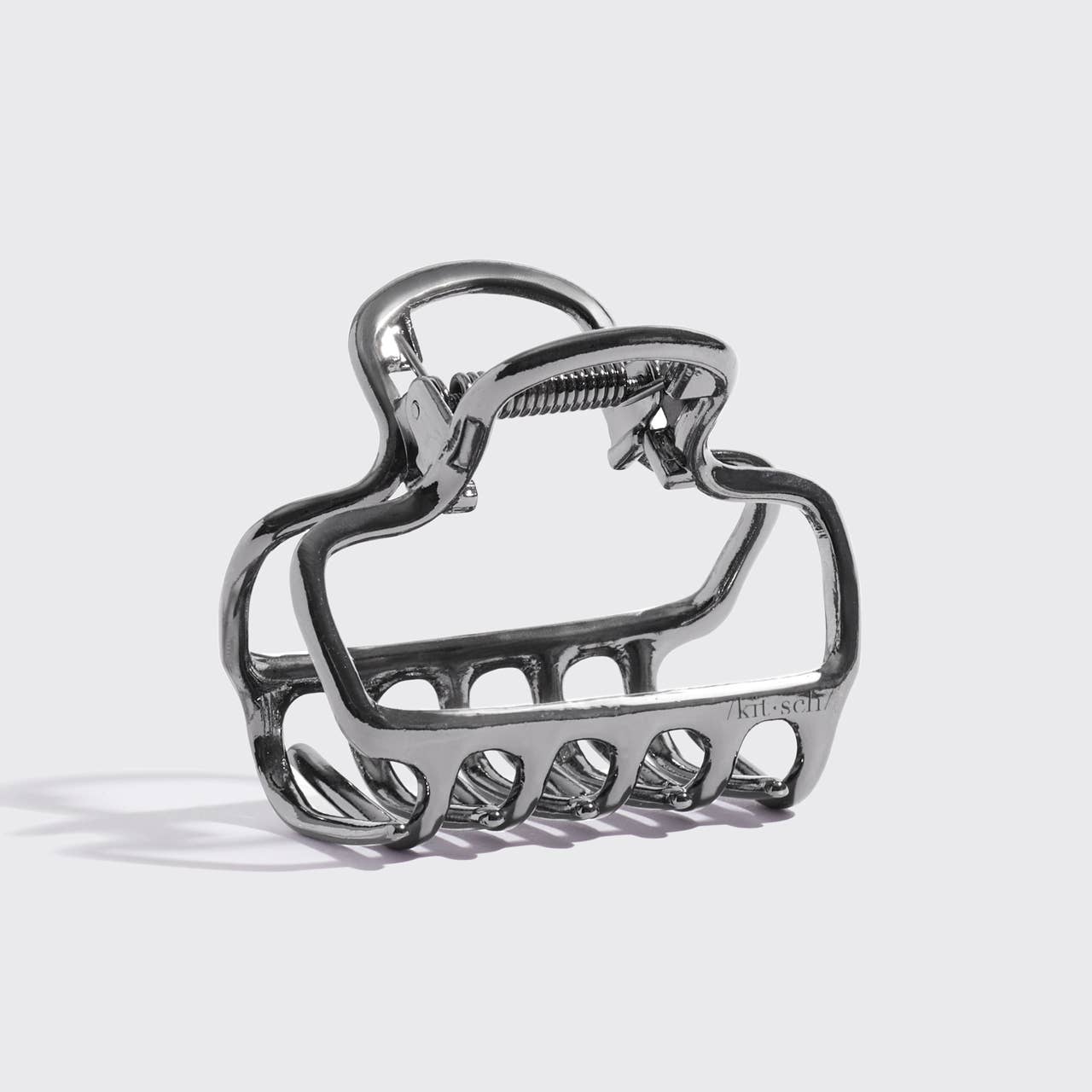 Metal Medium Open Shape Puffy Claw Clip