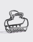 Metal Medium Open Shape Puffy Claw Clip