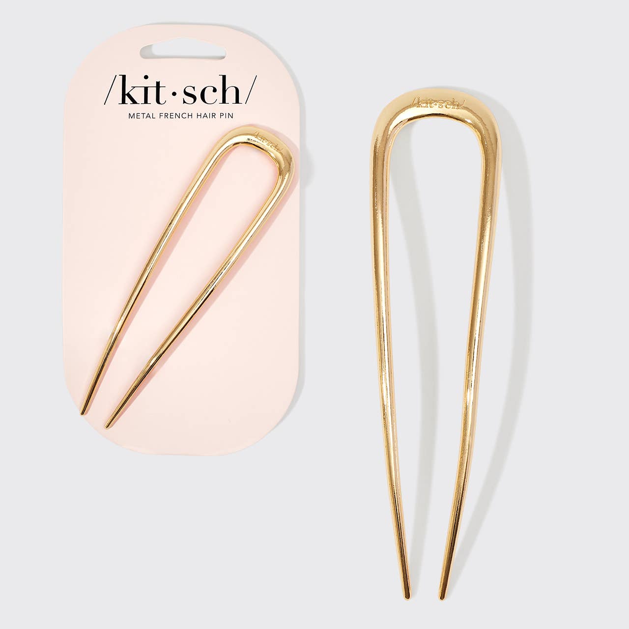 Metal Gold French Hair Pin