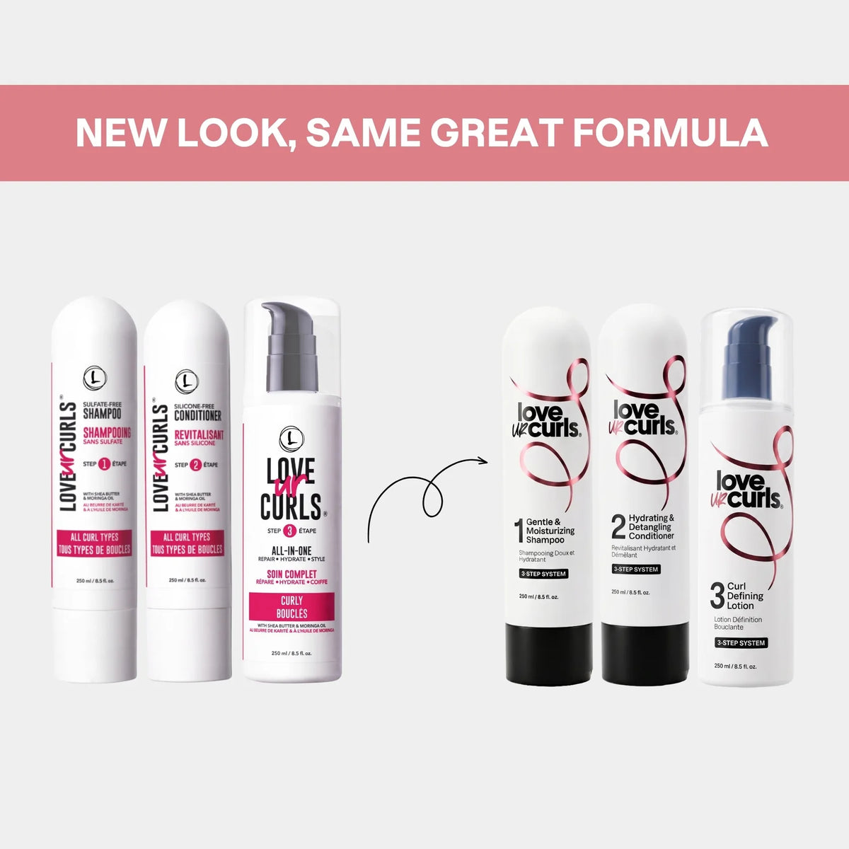LUS Brands | Love Ur Curls 3 Step System