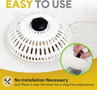 ShowerShroom Stealth Shower Hair Drain Catcher