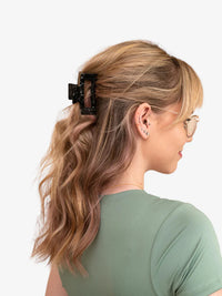 Black Onyx Claw Clip