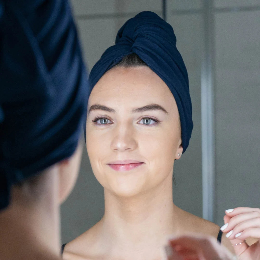 Organic Jersey Cotton Hair Towel