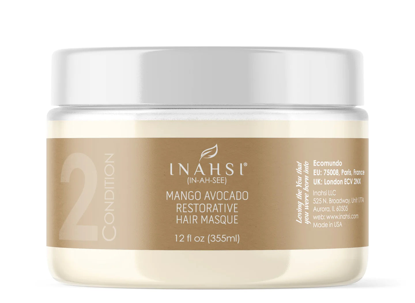 Inahsi Naturals Mango Avocado Restorative Hair Masque - Shop Now at Curl Warehouse