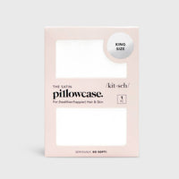 Satin King Pillowcase - Ivory
