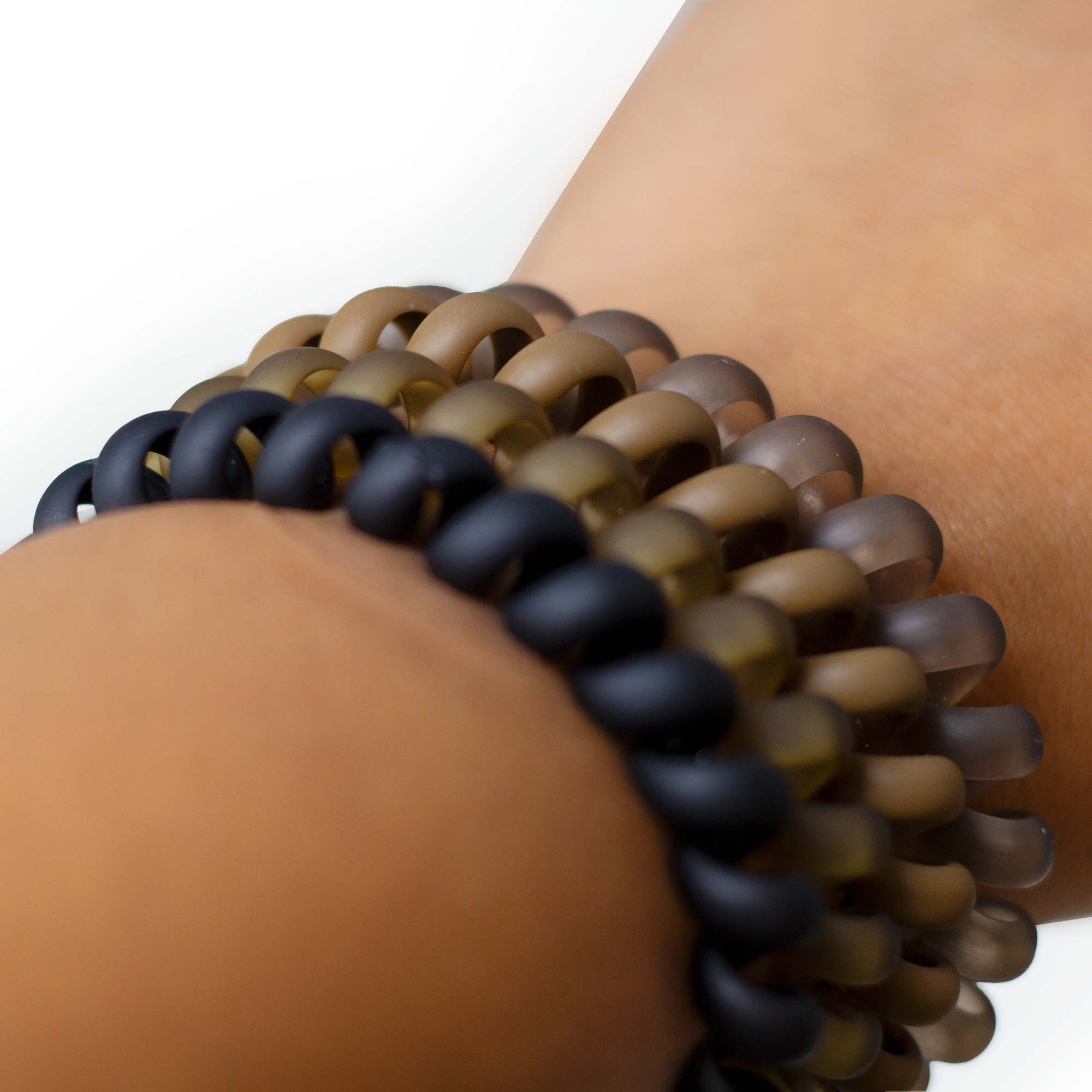 Waterproof Spiral Hair Tie Coils