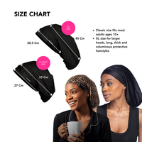 Satin-Lined Sleep Cap