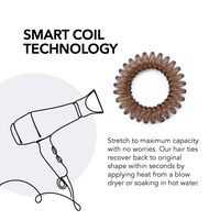 Waterproof Spiral Hair Tie Coils