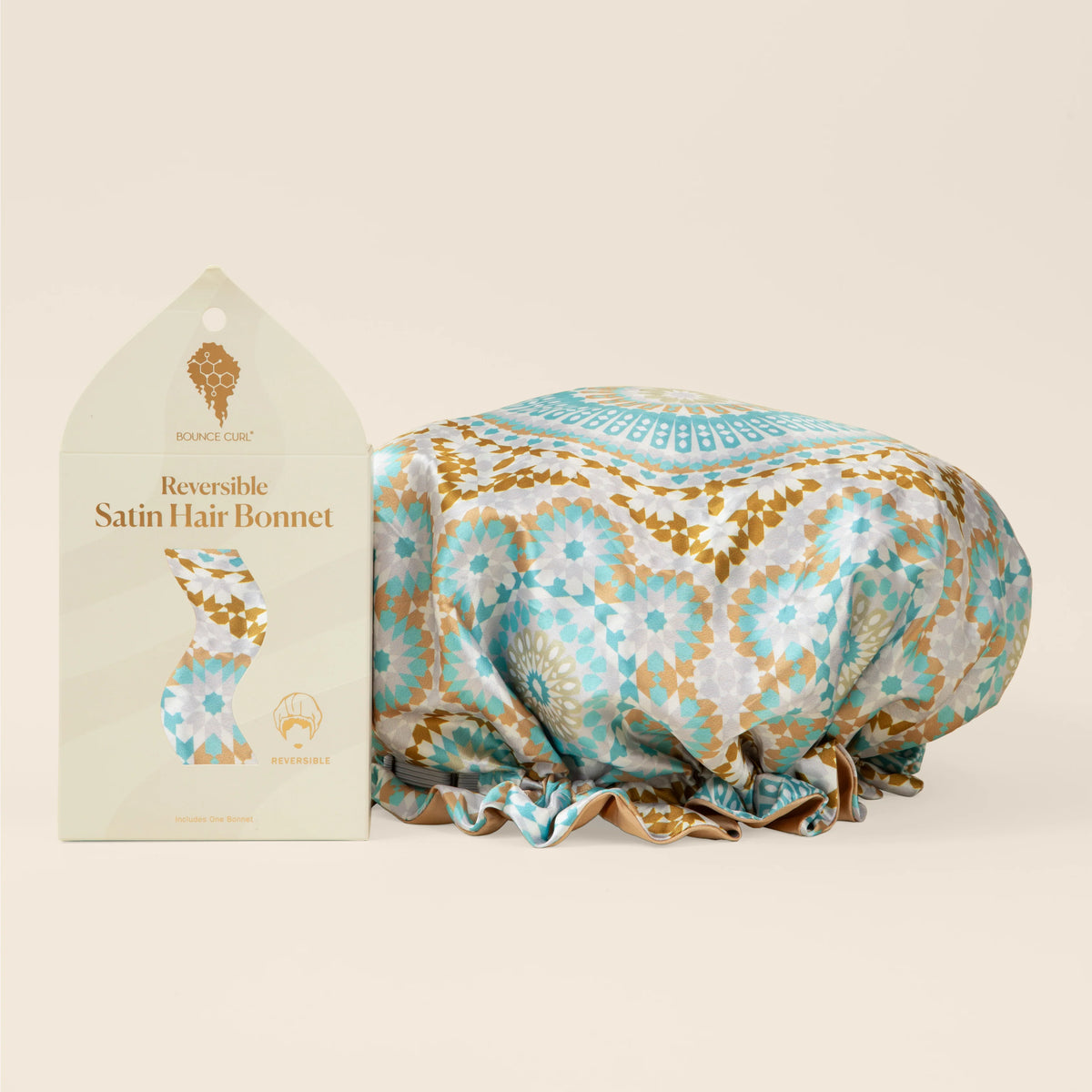 Reversible Satin Hair Bonnet