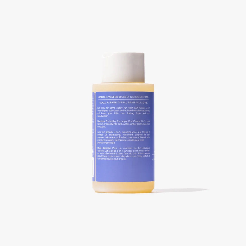 Curl Clouds Kids 3-in-1 Shampoo, Body Wash, and Bubble Bath