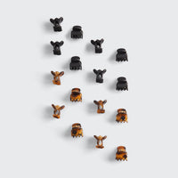 Recycled Plastic Mini Classic Claw Clips