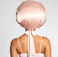 Adjustable Oversized Satin Bonnet