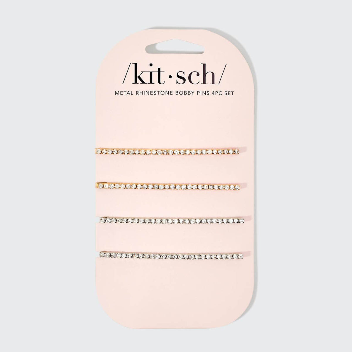 Metal Rhinestone Extra Long Bobby Pins
