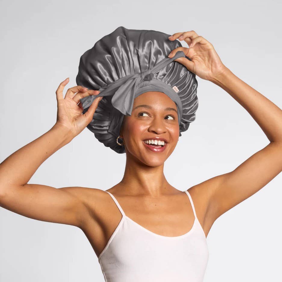 Adjustable Oversized Satin Bonnet