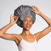 Adjustable Oversized Satin Bonnet