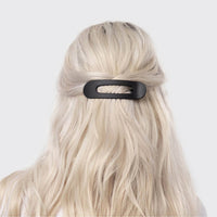 Flat Lay Claw Clip 2pc Black and Tortoise