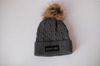Crown & Collar Satin-Lined Toque - Grey