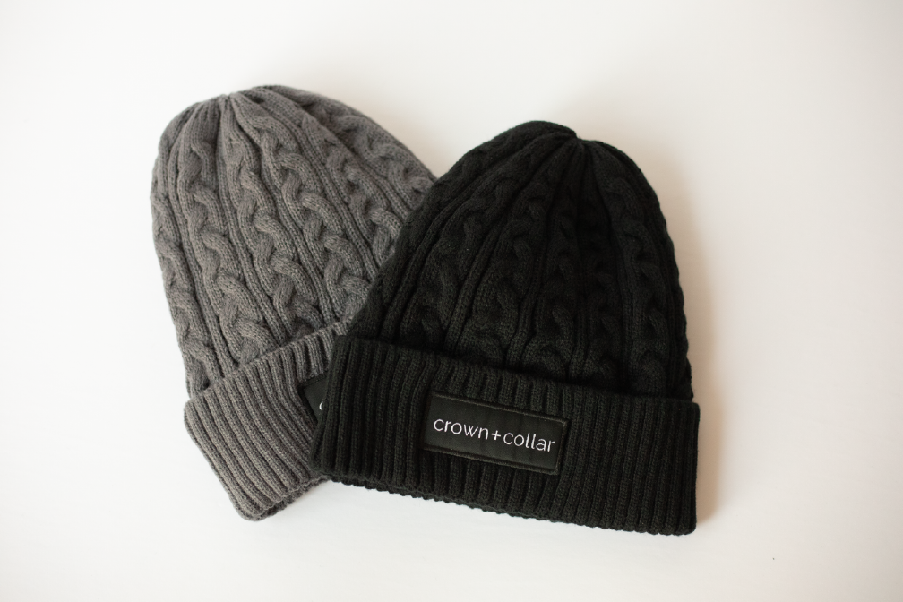 Crown & Collar Satin-Lined Toque - Grey
