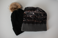 Crown & Collar Satin-Lined Toque - Grey
