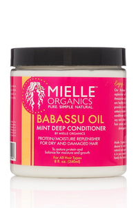 Mielle Organics Babassu & Mint Deep Conditioner - Shop Now at Curl Warehouse