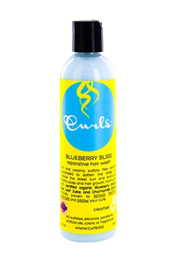 Curls Blueberry Bliss Reparative Hair Wash - Shop Now at Curl Warehouse