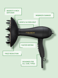 Defrizzion Dryer & XXL Diffuser