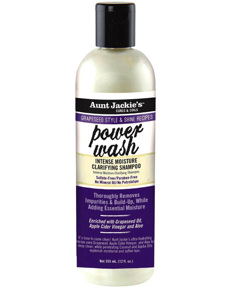 Aunt Jackie's Power Wash Intense Moisture Clarifying Shampoo - Shop Now at Curl Warehouse