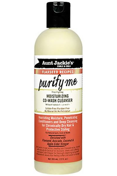 Aunt Jackie&#39;s Purify Me Moisturizing Co-Wash Cleanser - Shop Now at Curl Warehouse