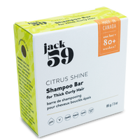 Citrus Shine Shampoo Bar for Thick Curly Hair