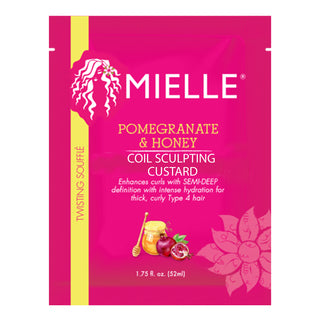 Mielle Organics Pomegranate & Honey Coil Sculpting Custard (Sample Size) - Shop Now at Curl Warehouse