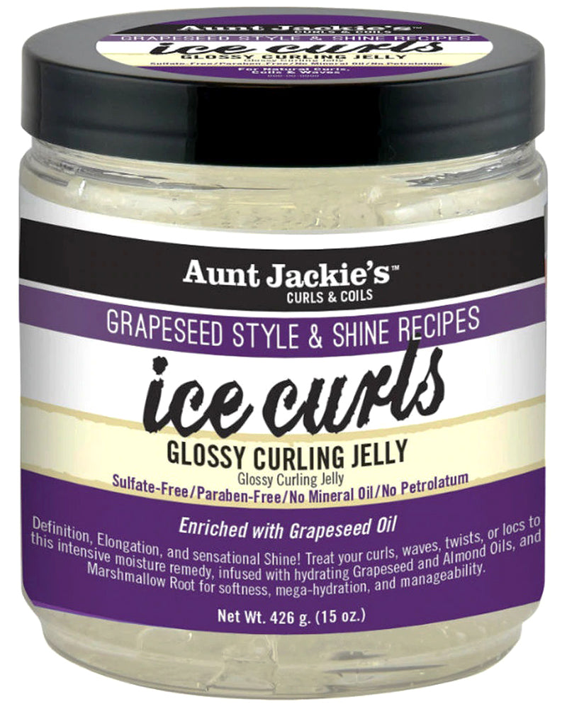 Aunt Jackie&#39;s Ice Curls Glossy Curling Jelly - Shop Now at Curl Warehouse