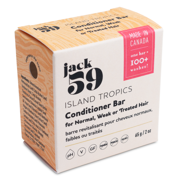 Island Tropics Conditioner Bar for Normal, Weak, or Treated Hair